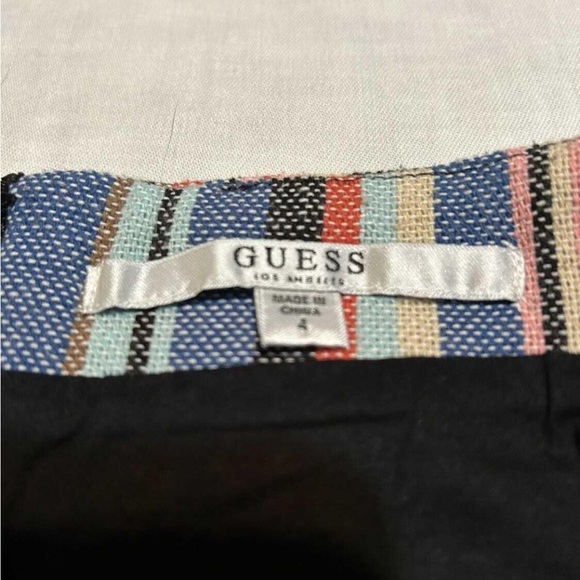 Guess Striped Multicolor Women's Skirt - Picture 3 of 5